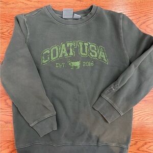 GOAT USA kids Green Sweater